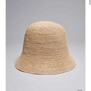 NEVER WORN & Other Stories raffia bucket hat